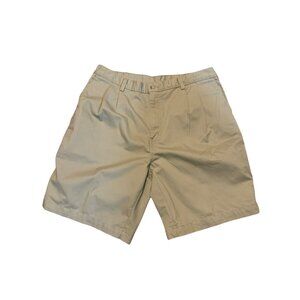 Carhartt Men’s B133 KHIW 40 Cotton Pleaded Casual Shorts Khaki Tan Beige Pockets